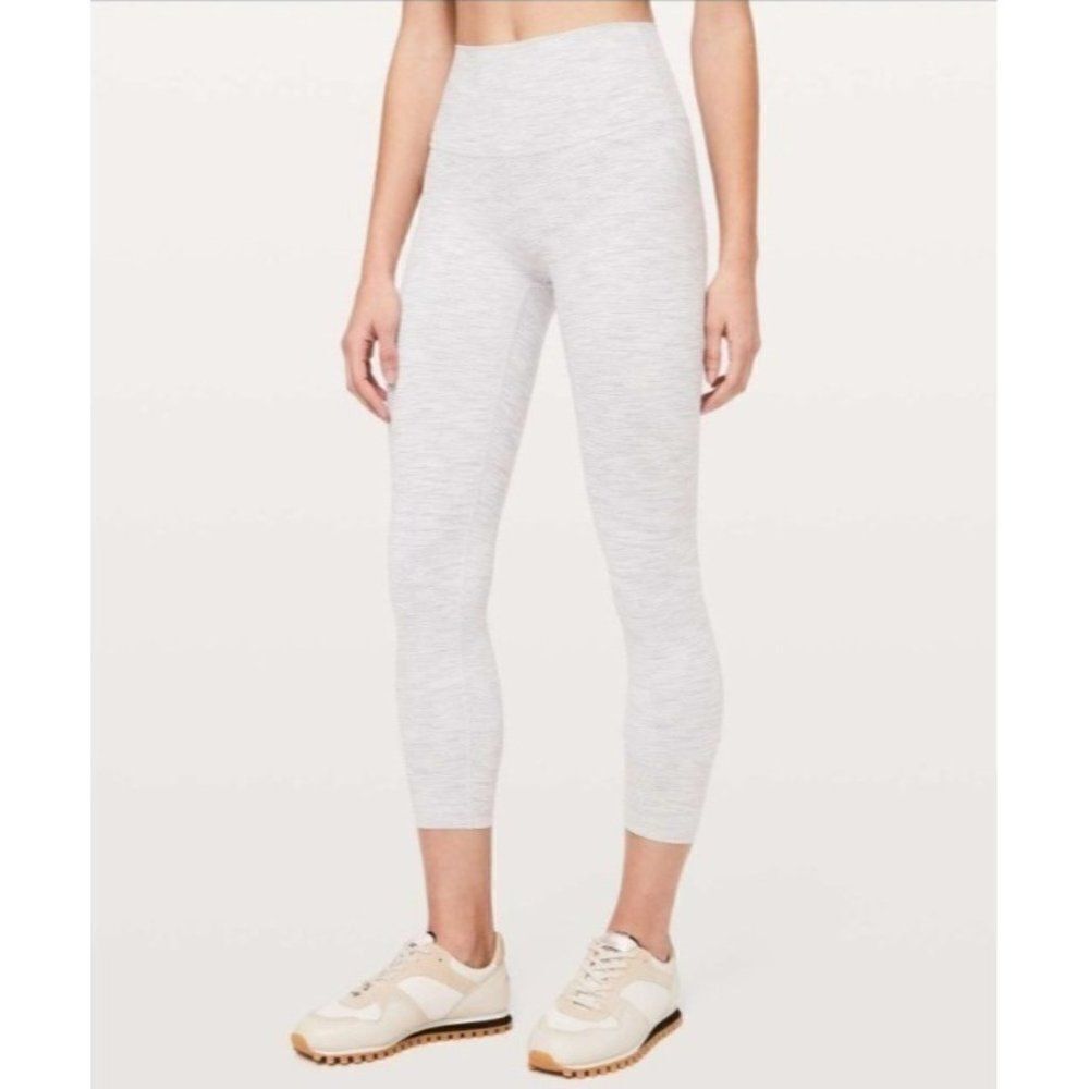 Lululemon Wunder Under High-Rise Striped 7/8 Tight *Luxtreme 25" Size 6 W5BSOS